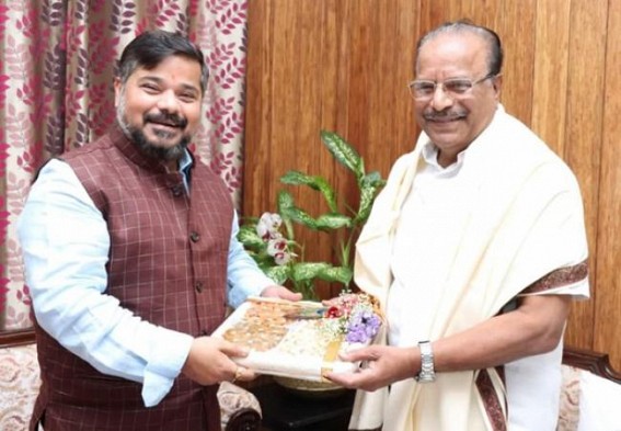 Minister Sushanta Chowdhury met Governor Minister Sushanta Chowdhury met Governor